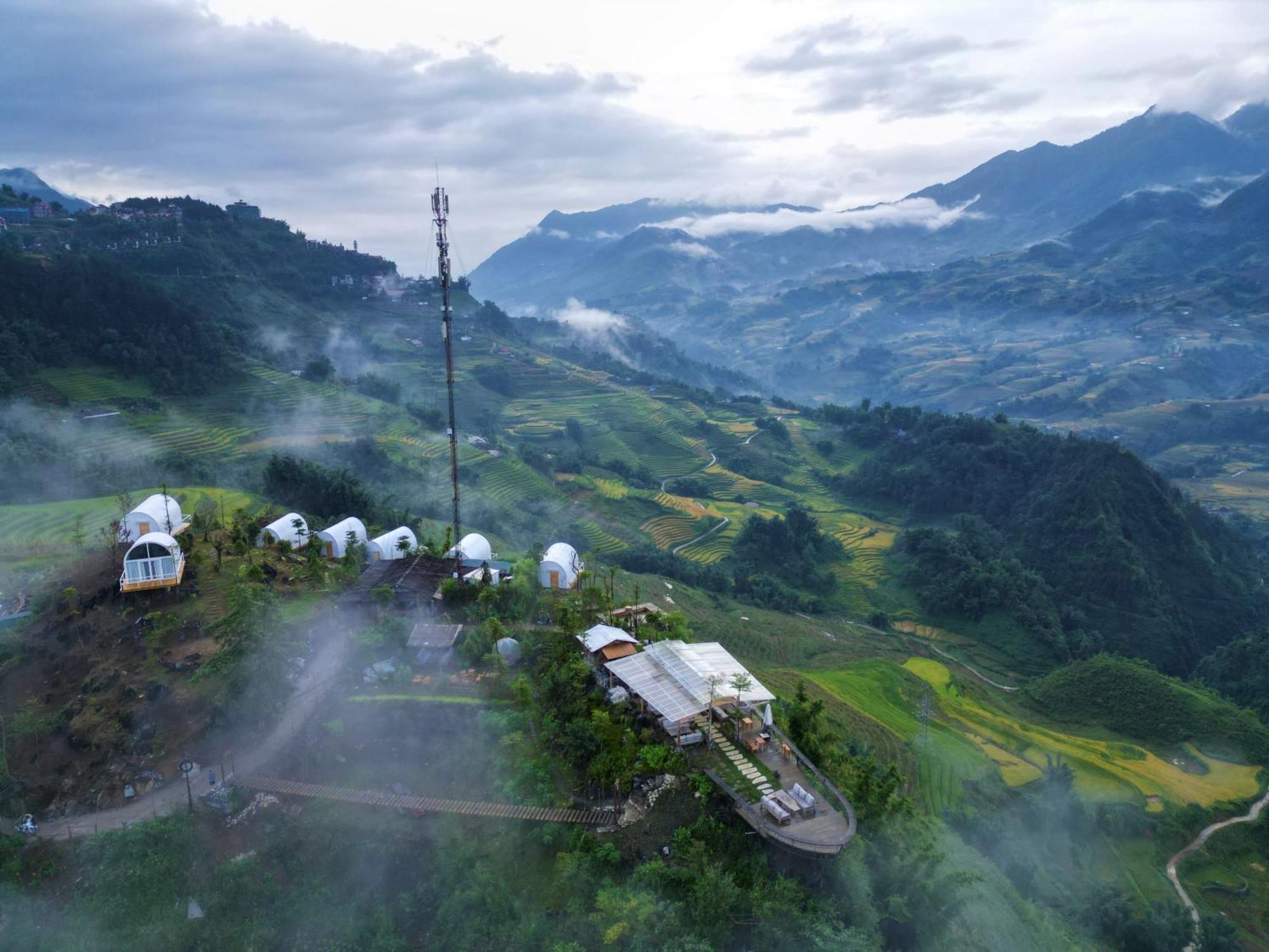 Phansi - Glamping, View Point 360, Bar & Bbq Sa Pa Buitenkant foto